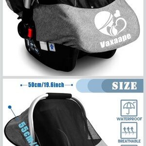 Vaxaape Gray Car Seat Cover